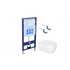 Комплект инсталляции с подвесным унитазом AQUATEK с сиденьем Set AQUATEK ЕВРОПА New-KKI2 Комплект инсталляции с подвесным унитазом AQUATEK с сиденьем Set AQUATEK ЕВРОПА New-KKI2